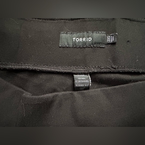 BUNDLE 2 pair Torrid Black Pull-On Pixie Pants sz 3 XS extra short 3X - Picture 10 of 11